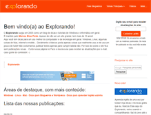 Tablet Screenshot of explorando.com.br